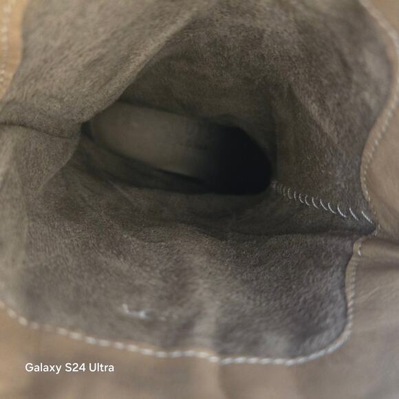 Coconuts Gaucho Brown Western Boots Faux Leather Embroidered Cowgirl Womens 6.5M - Picture 9 of 10